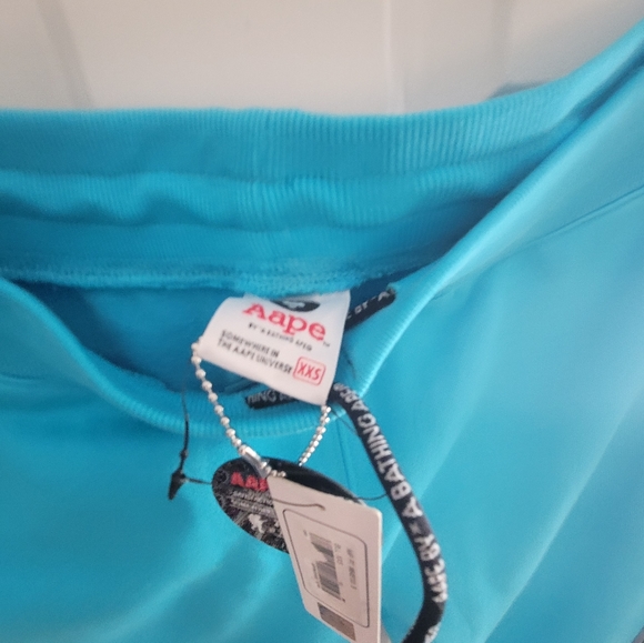 Aape universe sweatpants, baby blue - Picture 4 of 5